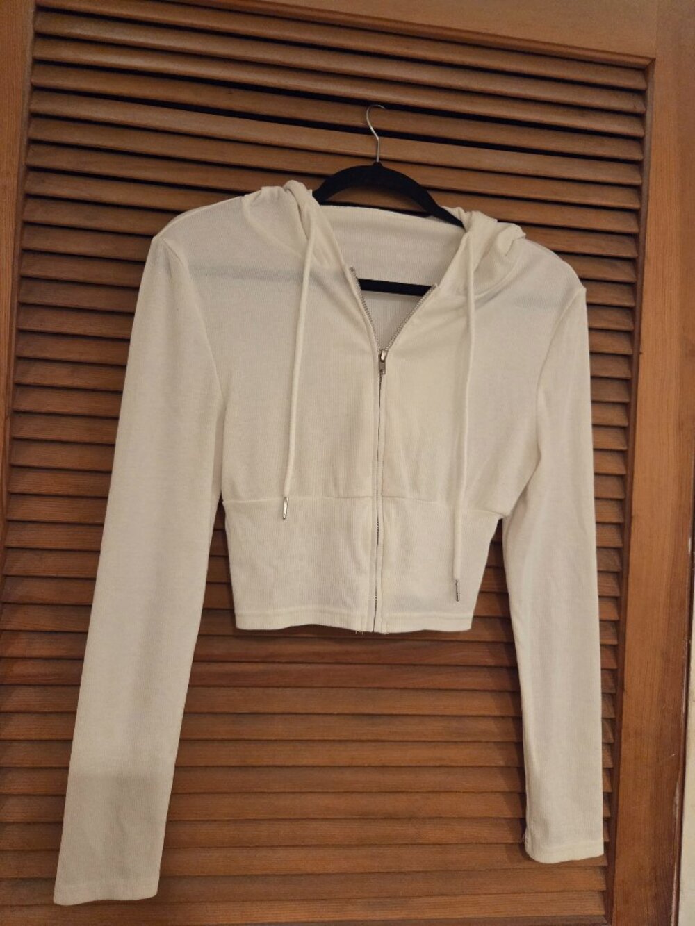 White hoodie